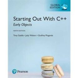 Starting out with c++: early objects 10th edition pdf